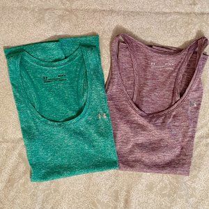 Women's Under Armour Racerback Tanks Sz M